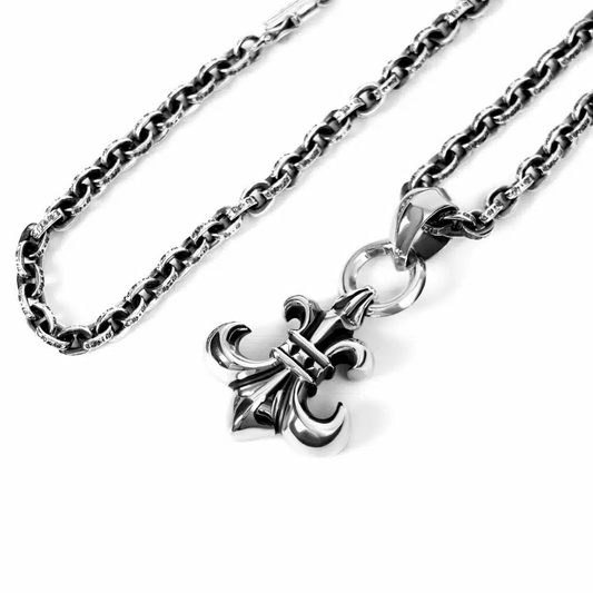 Pendentif Chrome Hearts BS FLEUR avec bélière