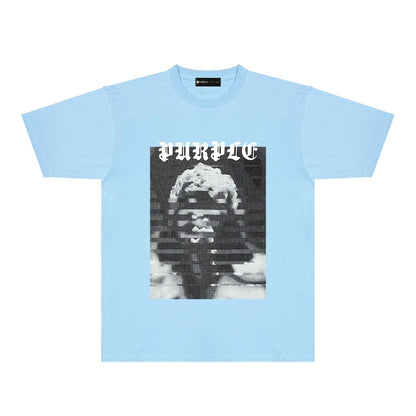 Nouveau T-shirt violet PUR120#