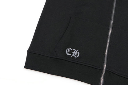 Sweat à capuche zippé Chrome Hearts K5011
