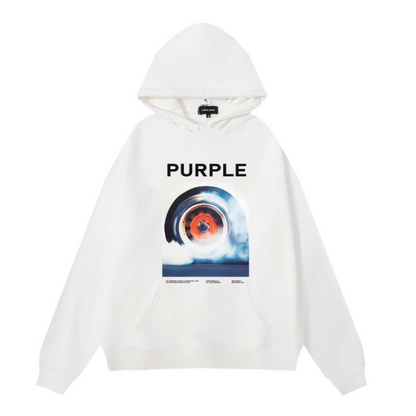 Nouveau sweat à capuche violet 999