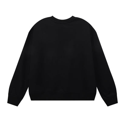 T-shirt à manches longues mauve pour hommes, molleton 1120