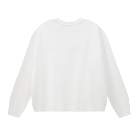 Sweat-shirt homme à manches longues violet 1125