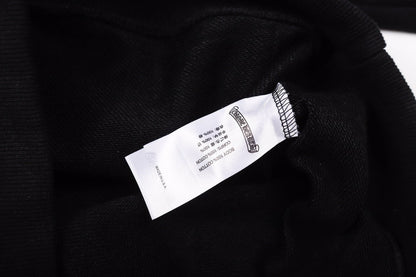 Sweat à capuche Chrome Hearts - Sweat-shirt brodé style streetwear noir 851