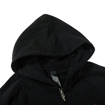 Sweat à capuche zippé Chrome Hearts 8652