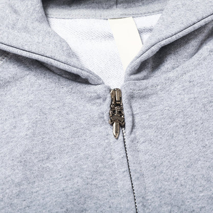 Sweat à capuche zippé Chrome Hearts 8652