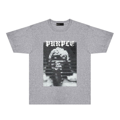 Nouveau T-shirt violet PUR120#