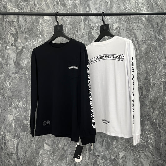 Chrome Hearts Men's Long-Sleeve T-shirt Sweatshirt K8021