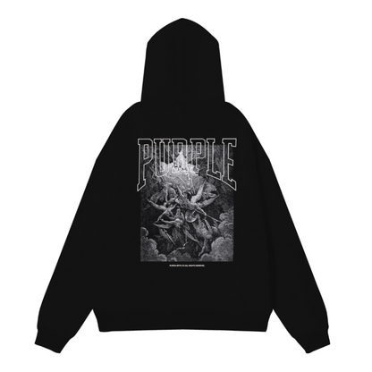 Nouveau Sweat à Capuche Violet 998
