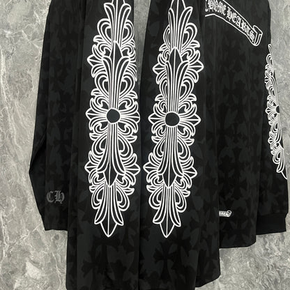 Chrome Hearts Homme T-shirt à manches longues Sweat-shirt K9019
