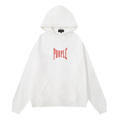 Nouveau Sweat à Capuche Violet 1000