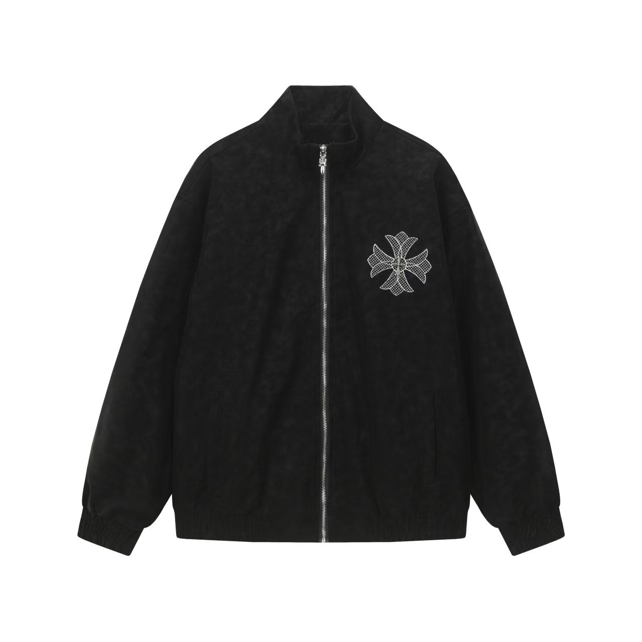 Chrome Hearts Horseshoe Cross Jacket - Manteau brodé noir Street 8800