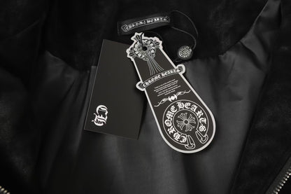 Chrome Hearts Horseshoe Cross Jacket - Manteau brodé noir Street 8800