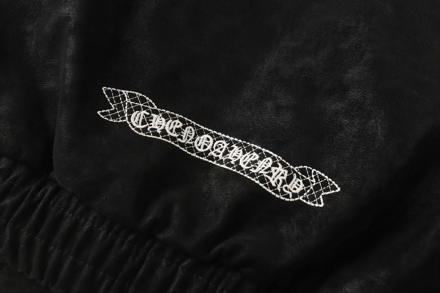 Chrome Hearts Horseshoe Cross Jacket - Manteau brodé noir Street 8800