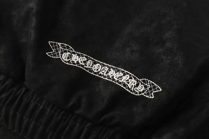 Chrome Hearts Horseshoe Cross Jacket - Manteau brodé noir Street 8800
