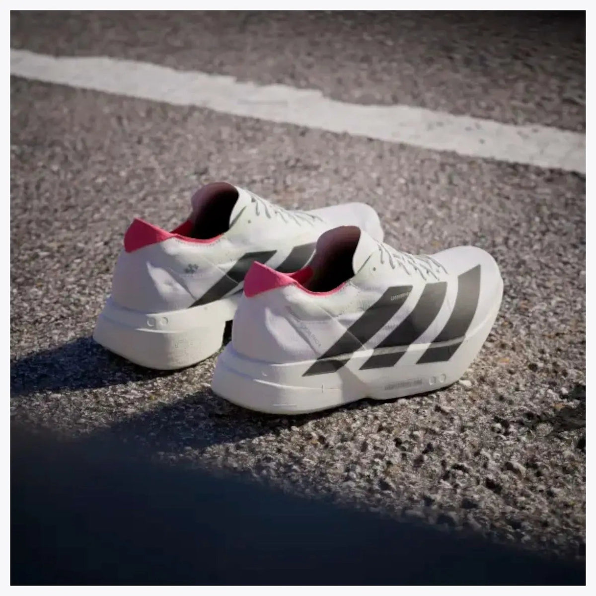Adidas Adizero Adios Pro 4 Running Shoes – White / Black / Silver