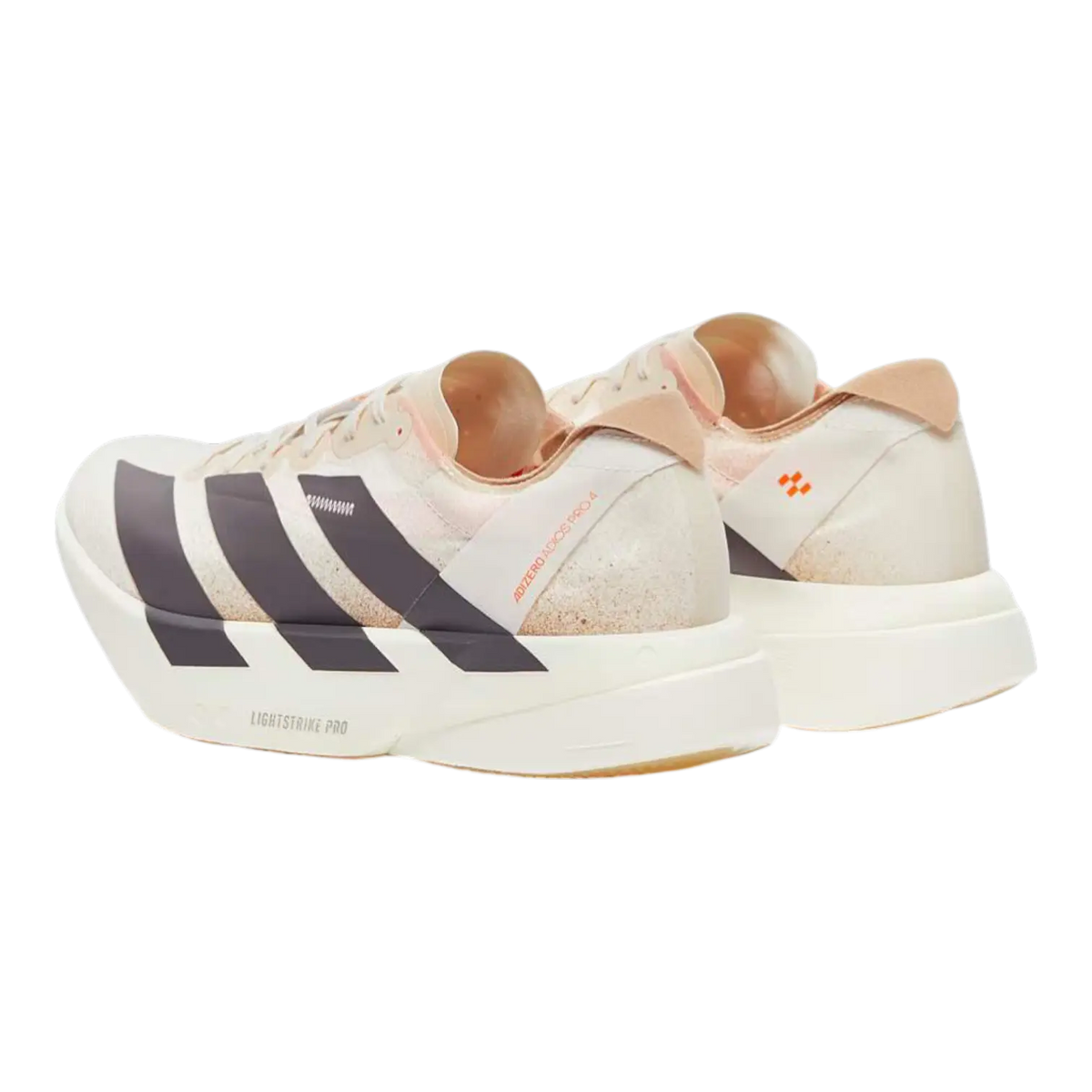 Adidas Adizero Adios Pro 4 Running Shoes - Chalk White / Grey Strata
