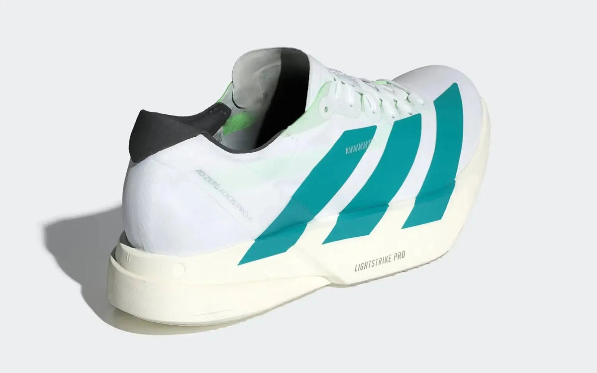 Adidas Adizero Adios Pro 4 Running Shoes – White / Pure Teal