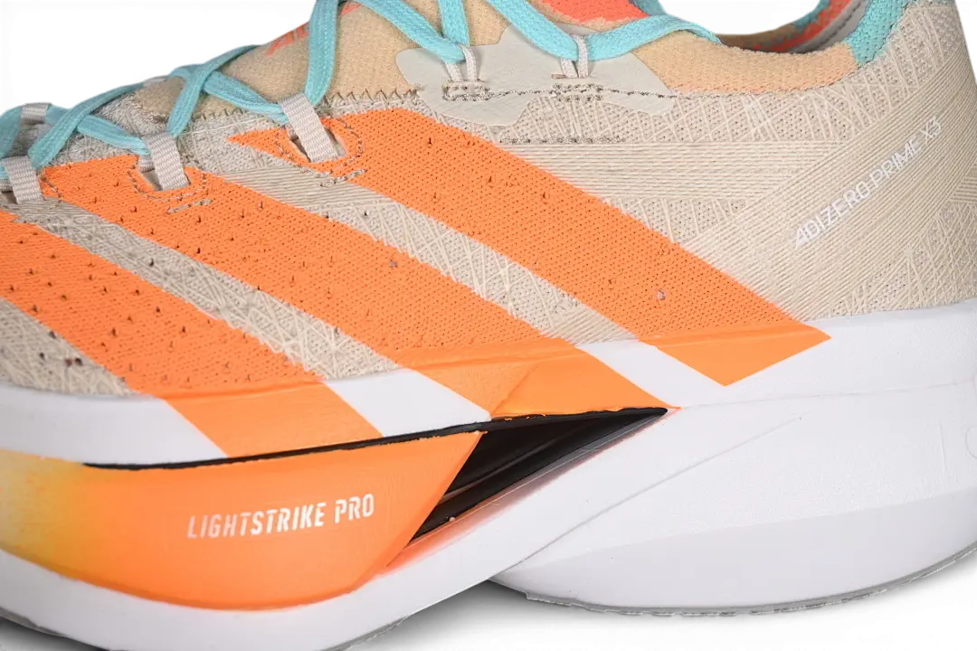 Adidas Adizero Prime X3 Strung – Orange / White / Wheat / Blue