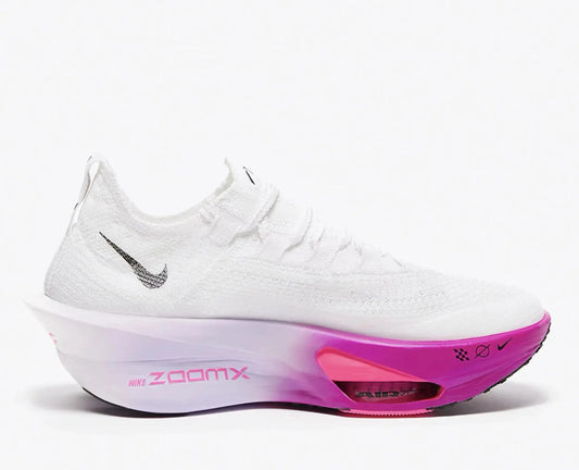 Nike Alphafly 3 Road Racing Shoes – White / Purple Agate / Vivid Grape
