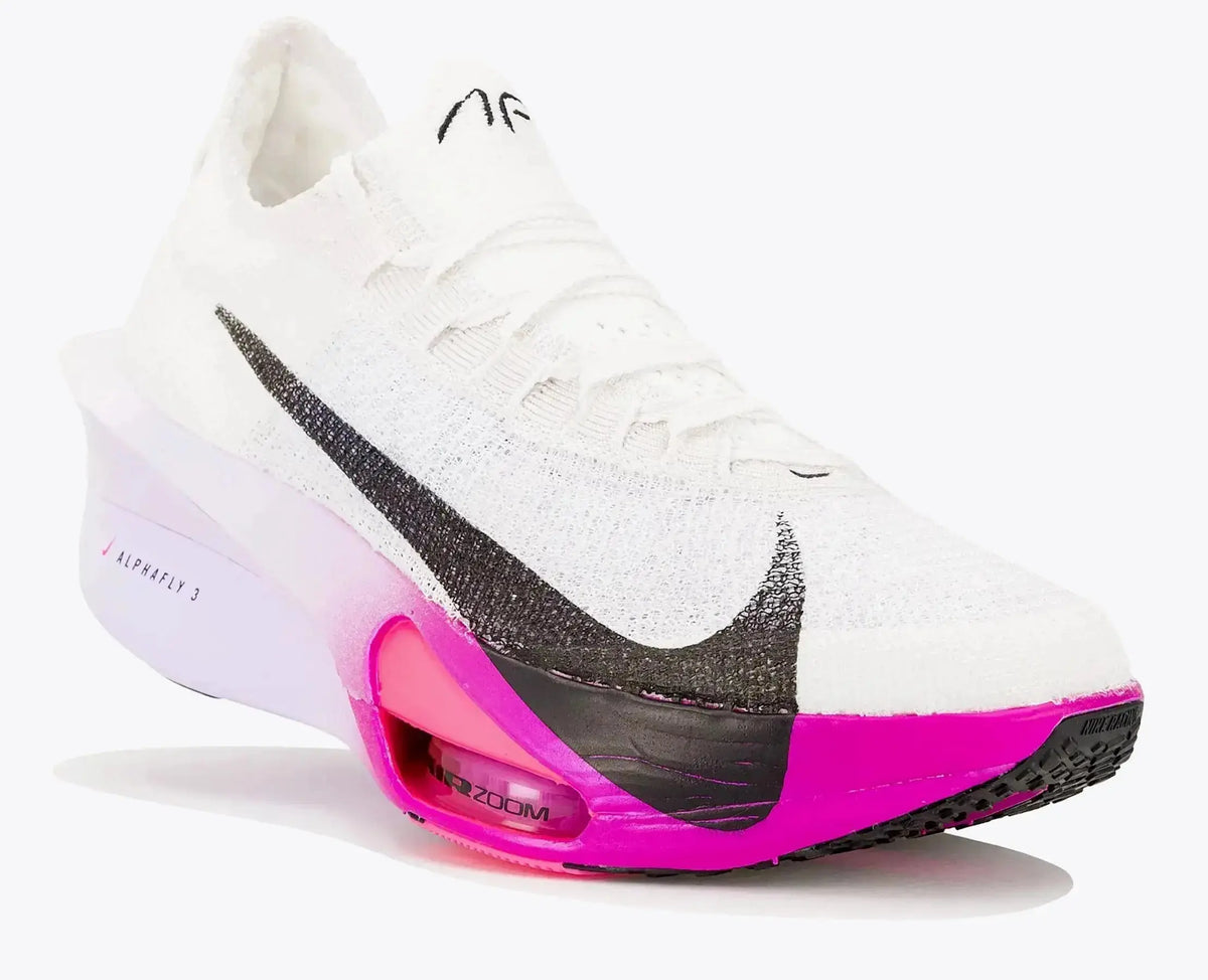 Nike Alphafly 3 Road Racing Shoes – White / Purple Agate / Vivid Grape