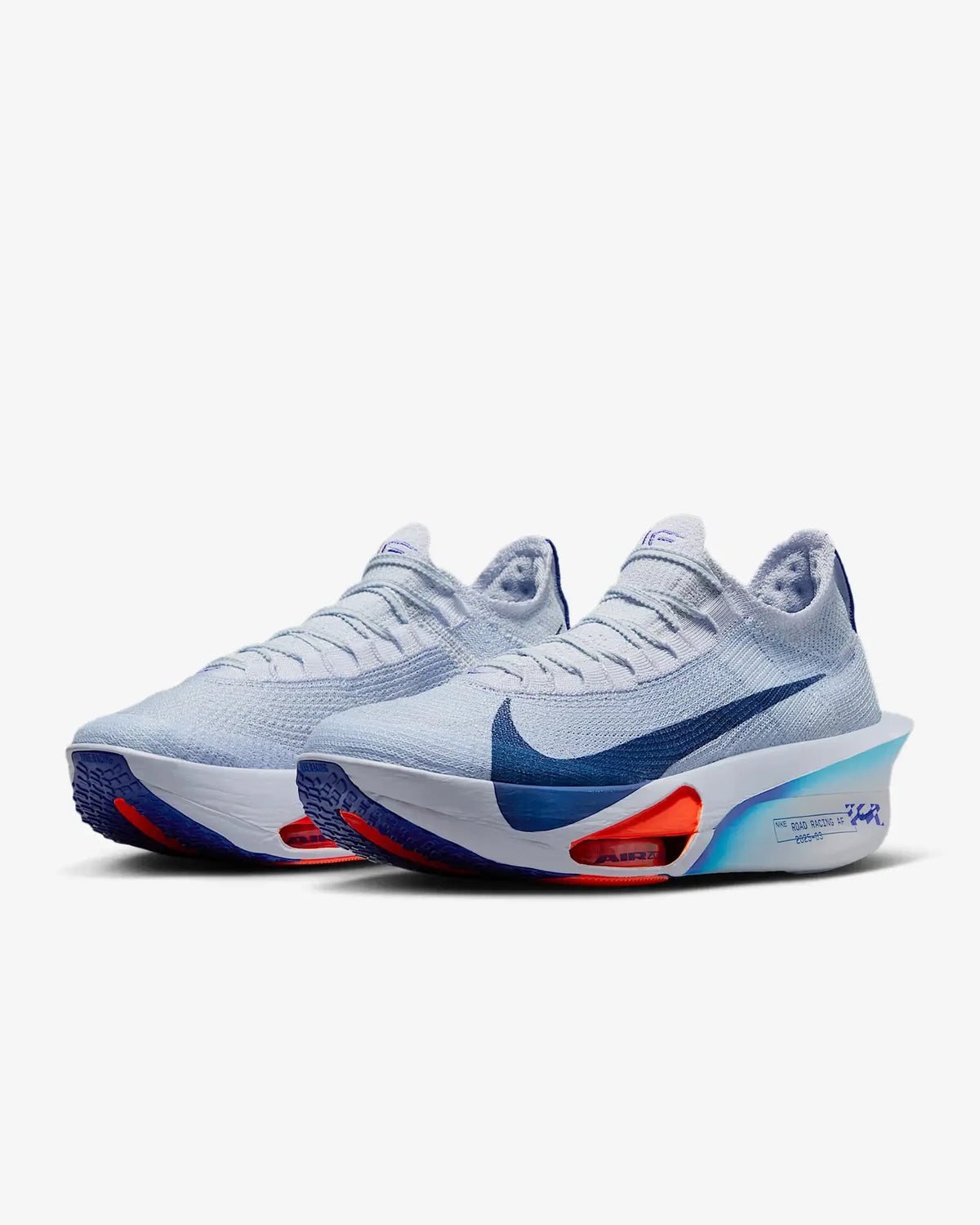Nike Alphafly 3 Road Racing Shoes - Football Grey / Blue Void