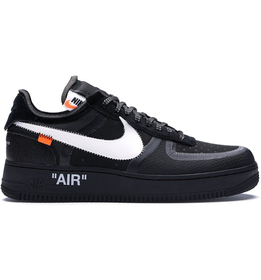 Nike Off-White x Air Force 1 Low 'Black' (AO4606-001)