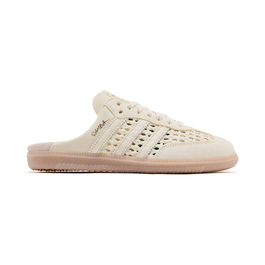 adidas Samba Mule Women's Woven Slip-On – Cream White / Gum