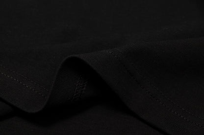 T-shirt à manches courtes en denim épissé Chrome Hearts Cross Metal TB14