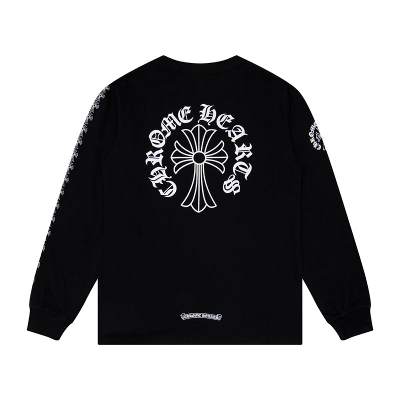 T-shirt à manches longues pour homme Chrome Hearts Sweat-shirt K9010