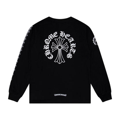 T-shirt à manches longues pour homme Chrome Hearts Sweat-shirt K9010