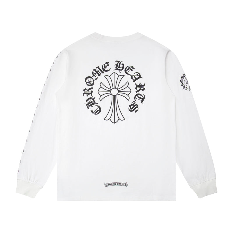 T-shirt à manches longues pour homme Chrome Hearts Sweat-shirt K9010