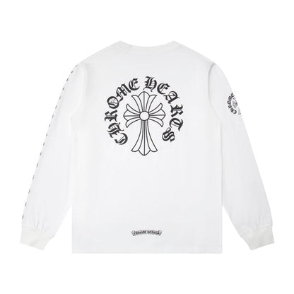 T-shirt à manches longues pour homme Chrome Hearts Sweat-shirt K9010