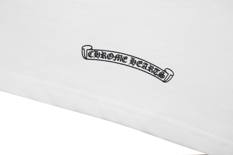 T-shirt Chrome Hearts Horse Shoe Logo avec poche K6013