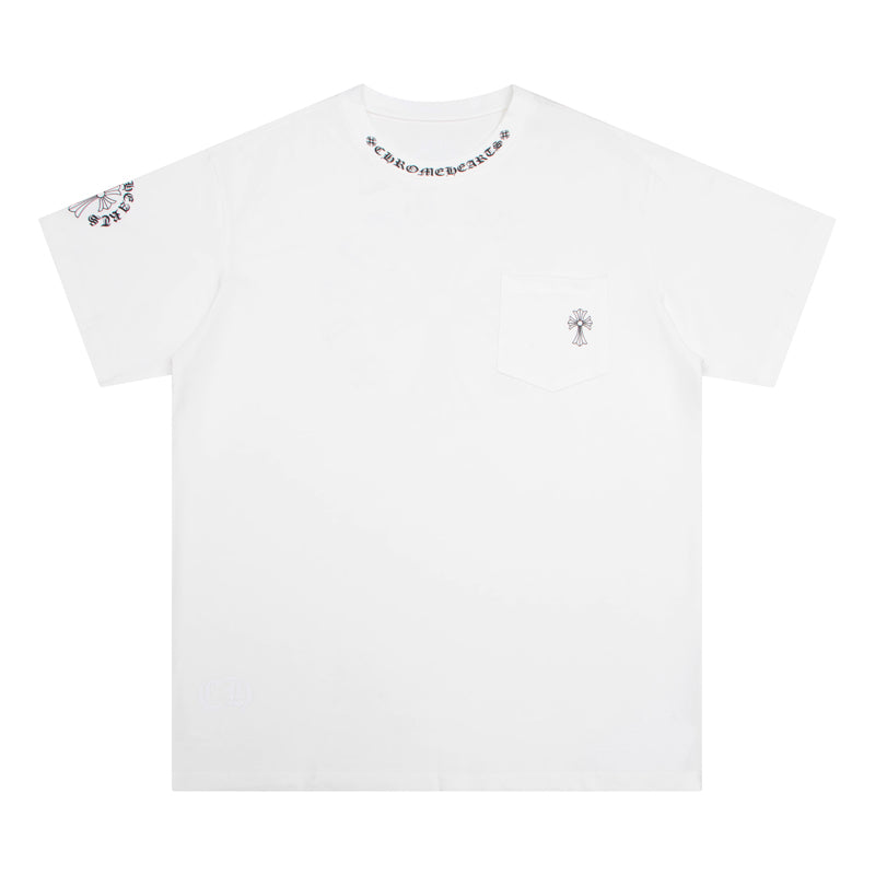 T-shirt Chrome Hearts avec logo sur le col K6022