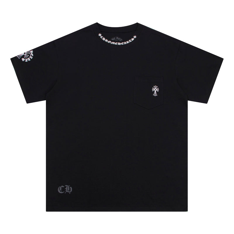 T-shirt Chrome Hearts avec logo sur le col K6022