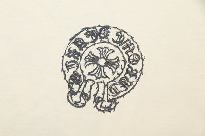 T-shirt Chrome Hearts Sanskrit Horseshoe Cross TB36