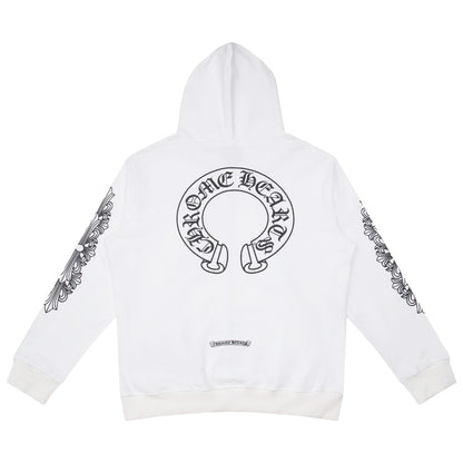 Sweat à capuche zippé Chrome Hearts K5001