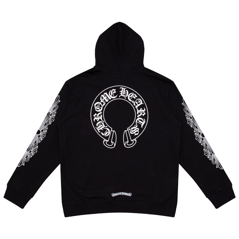 Sweat à capuche zippé Chrome Hearts K5001