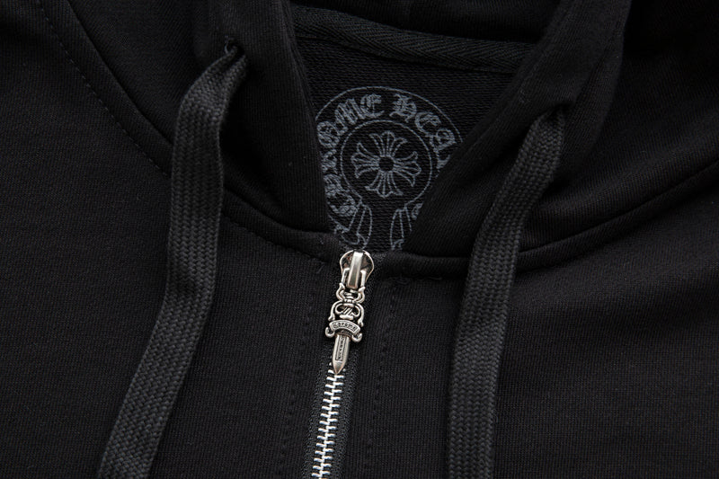Sweat à capuche zippé Chrome Hearts K5001