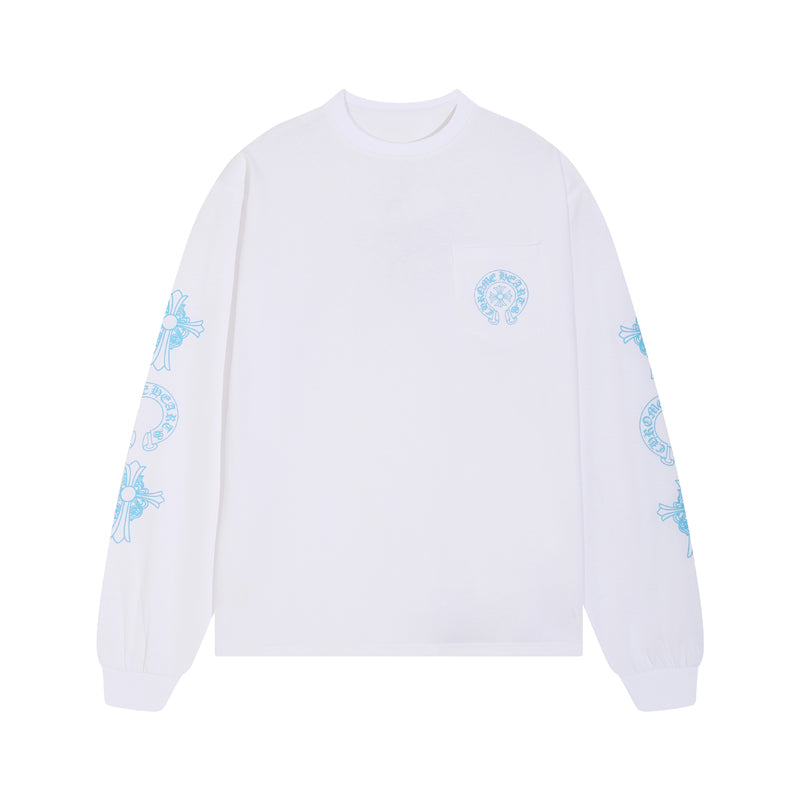 Chrome Hearts – Sweat-shirt à manches longues pour homme K8018