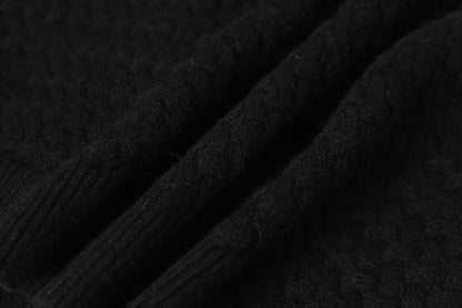Gilet cardigan en maille Chrome Hearts croix gothique - Veste streetwear noire grise 904