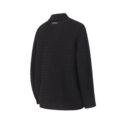 Gilet cardigan en maille Chrome Hearts croix gothique - Veste streetwear noire grise 904