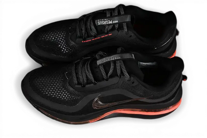 Nike Pegasus Premium Road Running Shoes - Black / Bright Crimson