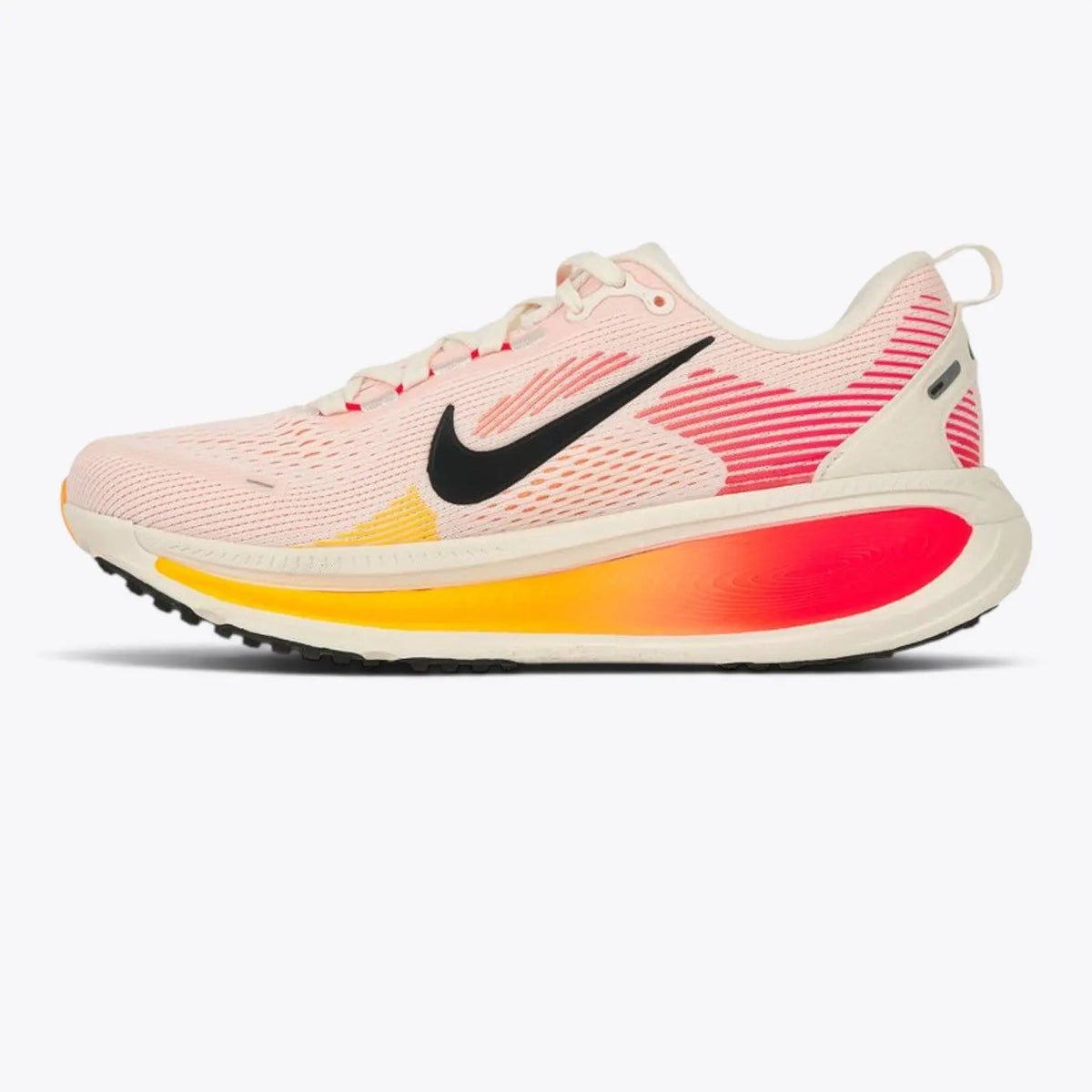 Nike Vomero 18 Road Running Shoes - Sail / Bright Crimson / Laser Orange