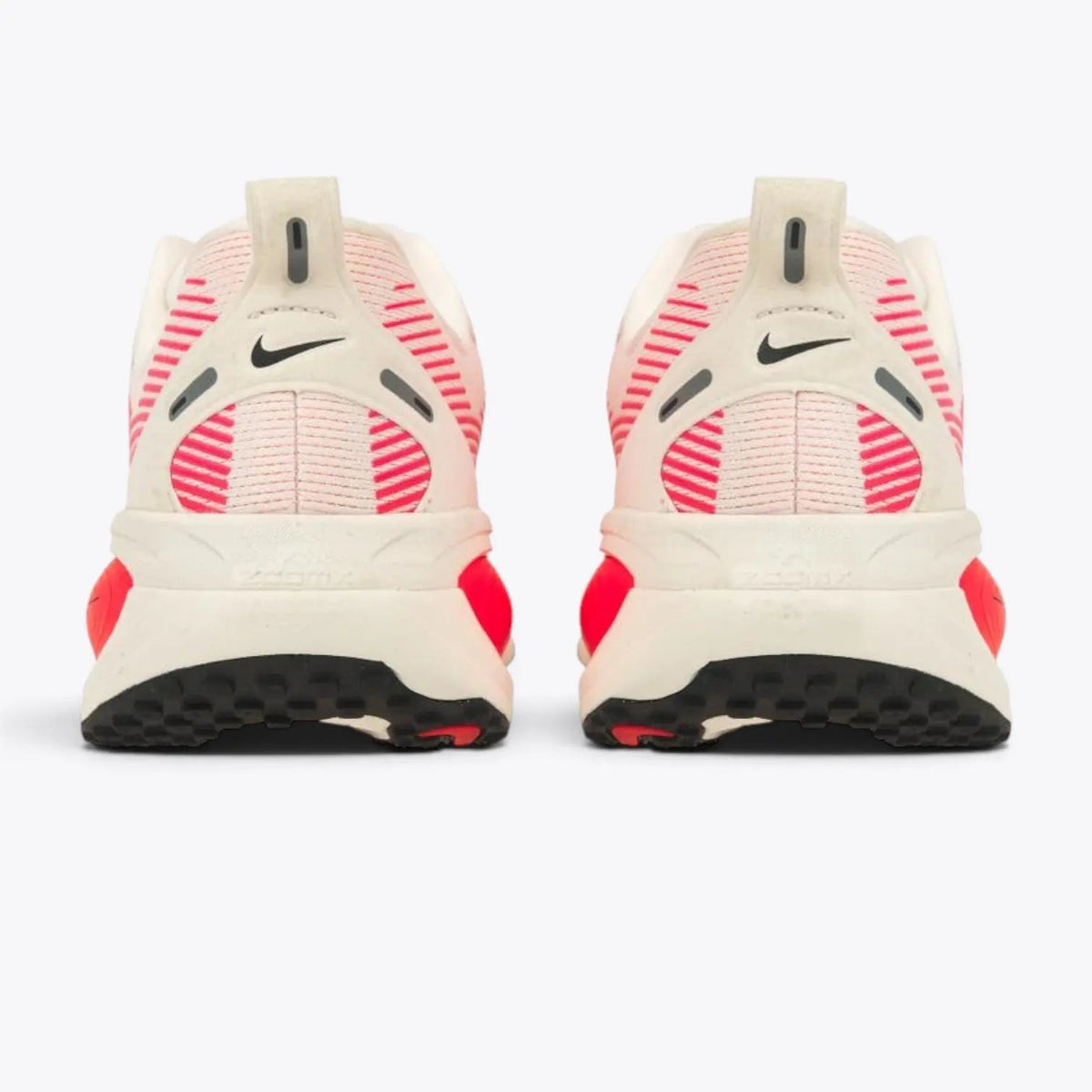 Nike Vomero 18 Road Running Shoes - Sail / Bright Crimson / Laser Orange