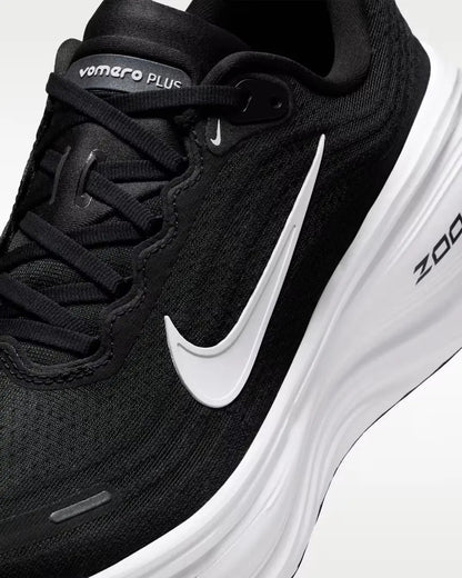 Nike Vomero Plus Road Running Shoes - Black / White