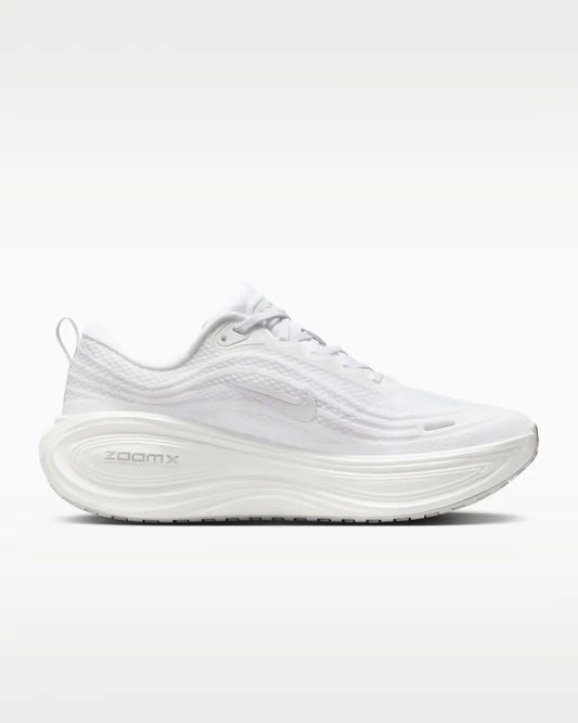 Nike Vomero Plus Road Running Shoes - White / Metallic Silver