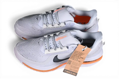 Nike Pegasus Premium Airscape Road Running Shoes - Football Grey / Total Orange