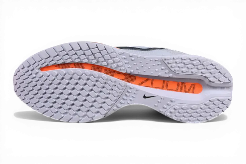 Nike Pegasus Premium Airscape Road Running Shoes - Football Grey / Total Orange