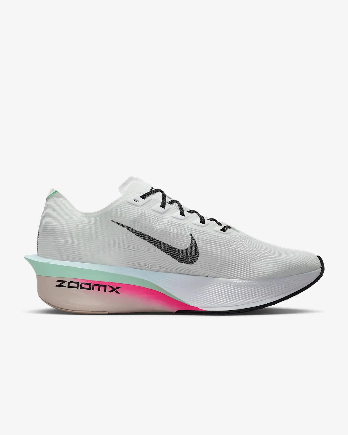 Nike Vaporfly 4 Road Racing Shoes - White / Hyper Pink / Mint